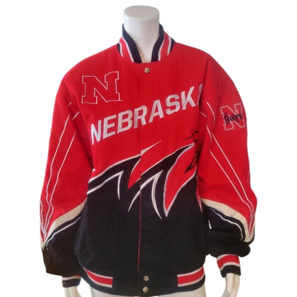 Nebraska Huskers Mens Heavy Coat Sz Med.